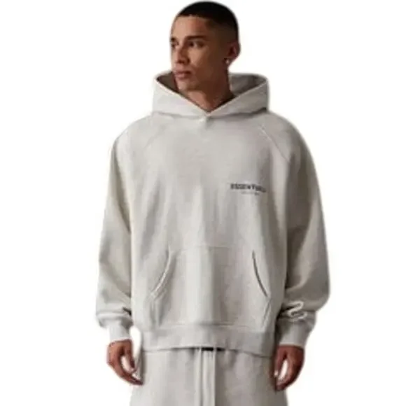 💎✨BRAND NEW✨💎FOG ESSENTIALS HOODIE double line light oatmeal - Picture 5 of 5